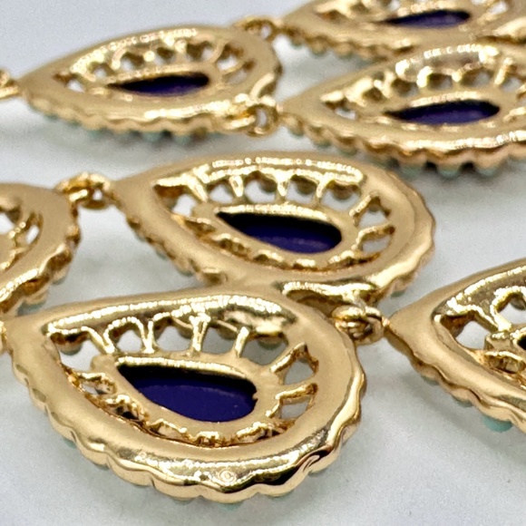 Stella & Dot Seychelles Tear Drop Chandelier Earrings - Picture 4 of 5